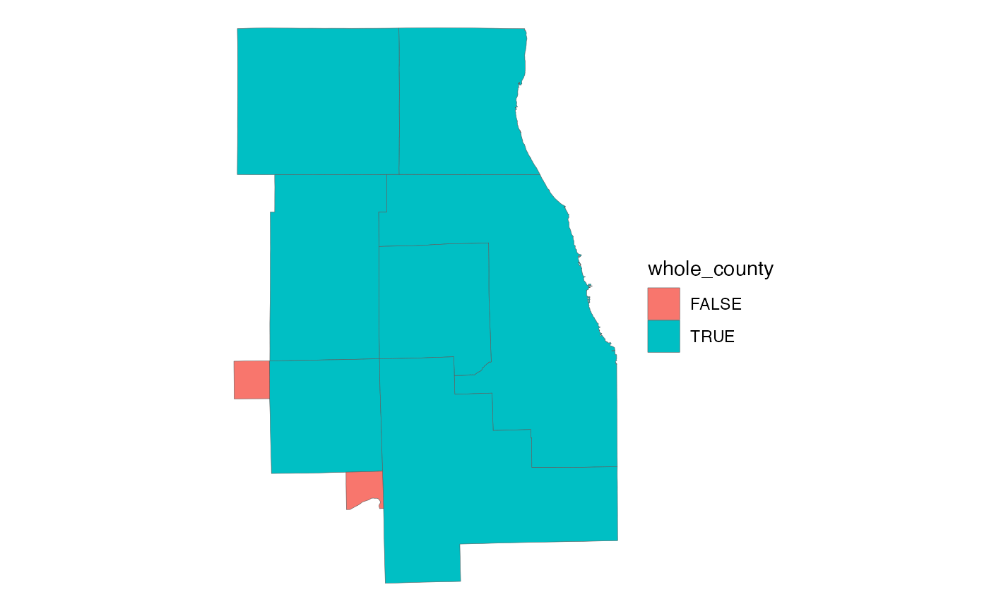 CMAP Metropolitan Planning Area — cmap_mpa_sf • cmapgeo